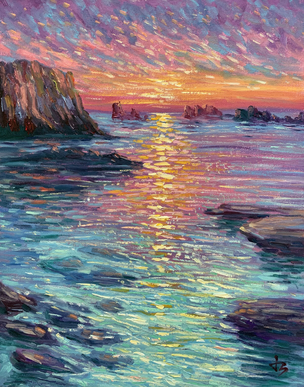 Sea at Dusk - Image 2