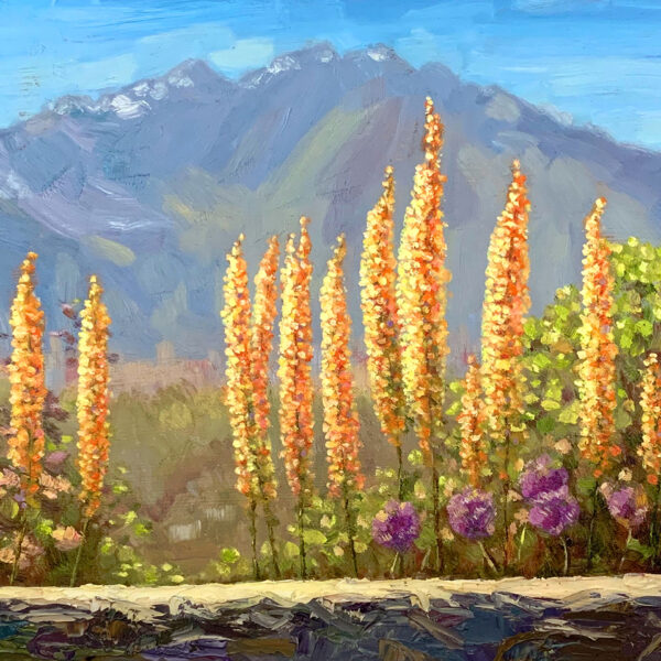 Blooming — Dallas Deng floral oil painting, light and calm.