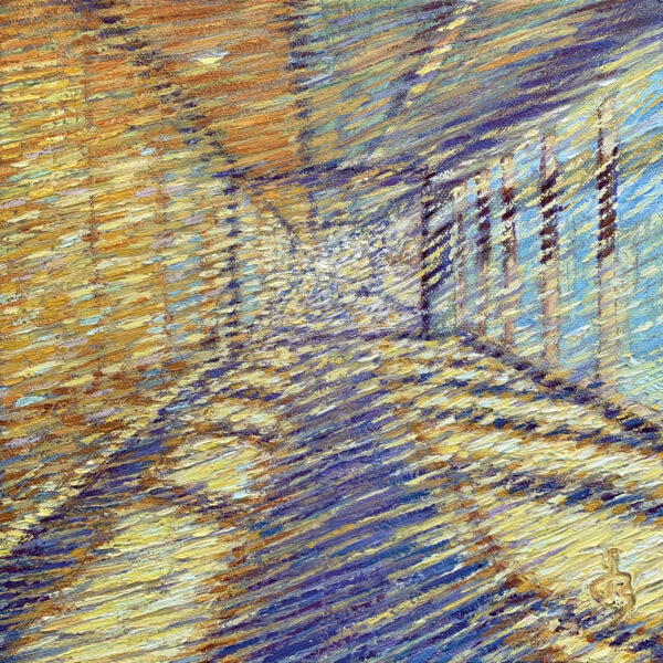 Endless — Dallas Deng landscape oil painting, light and calm.