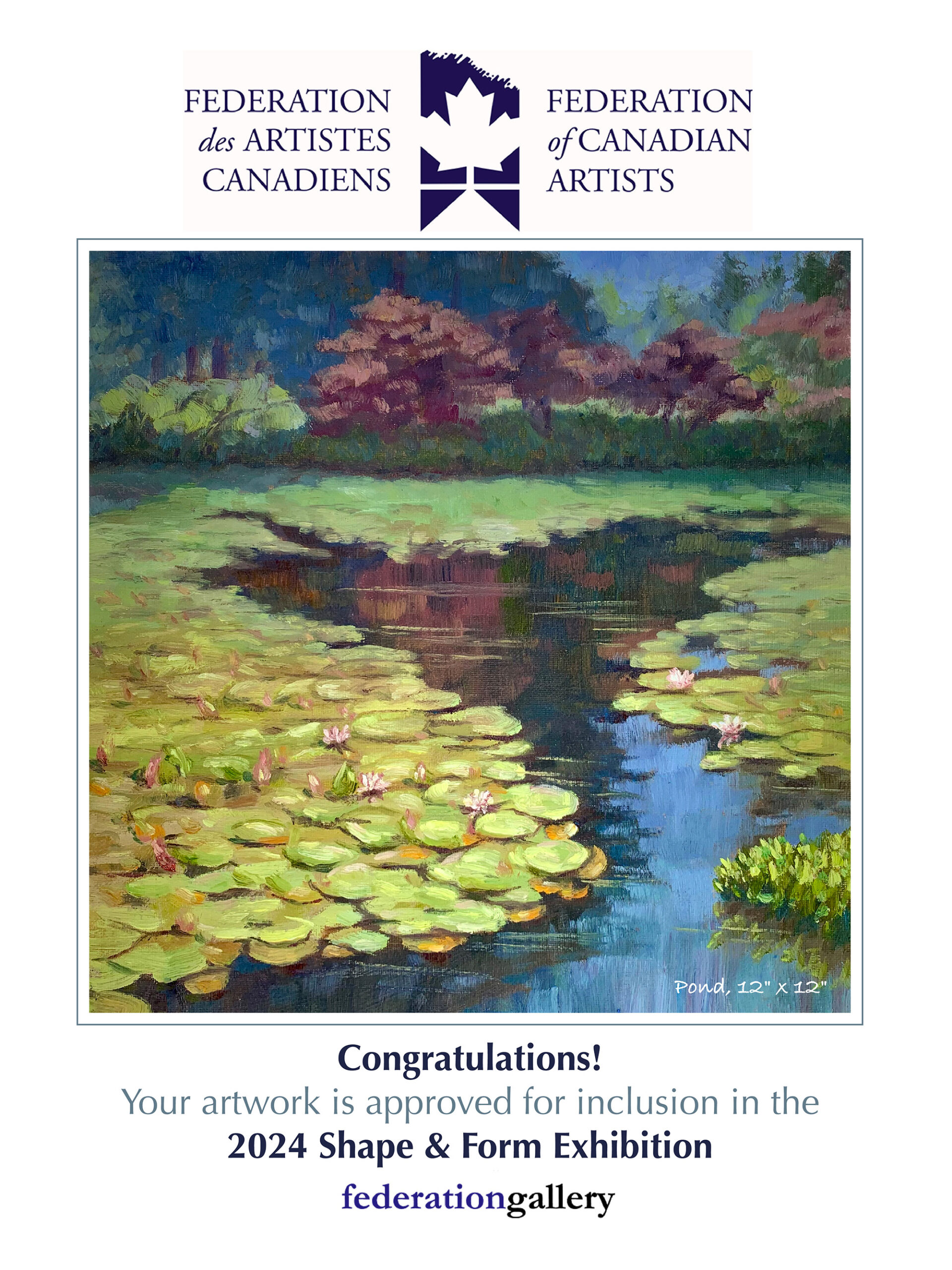 Pnod — Dallas Deng oil painting, exhibition display, light and calm.