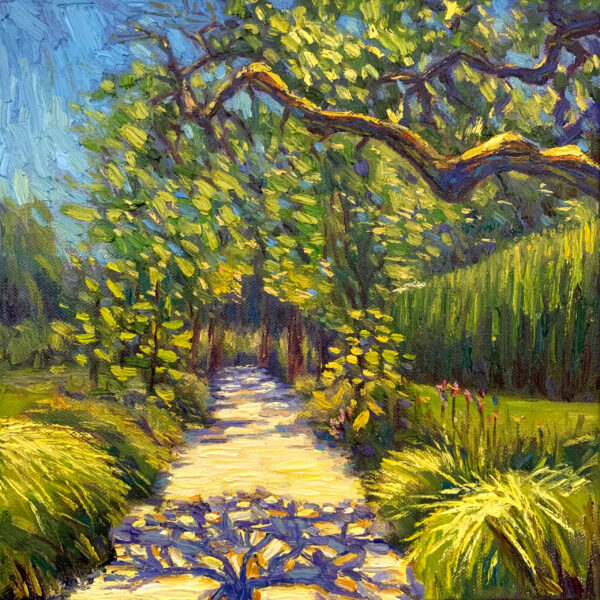 Summer — Dallas Deng landscape oil painting, light and calm.