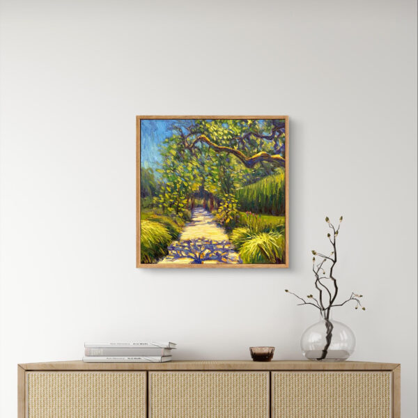 Summer — Dallas Deng oil painting, interior wall view, light and calm.